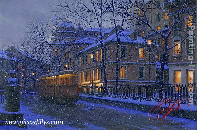 Street Of Dreams painting - Alexei Butirskiy Street Of Dreams art painting